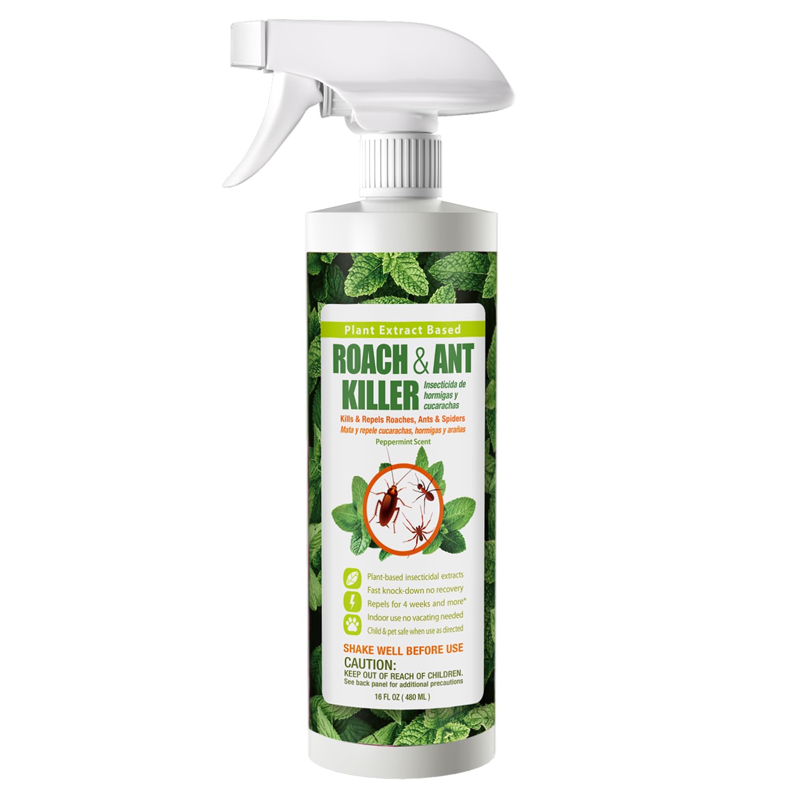 Photo 1 of Ecovenger  & Ant Killer 16OZ, Kills on Contact, Extended 4-Week Deterrence, Kills Cockroaches, Ants & Other Indoor & Outdoor Crawling Insects, Peppermint Oil, Non-Toxic, Safe for Children & Pets
