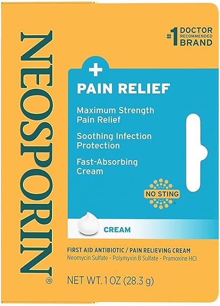NEOSPORIN + PAIN RELIEF CREAM MAXIMUM STRENGTH 1 OZ