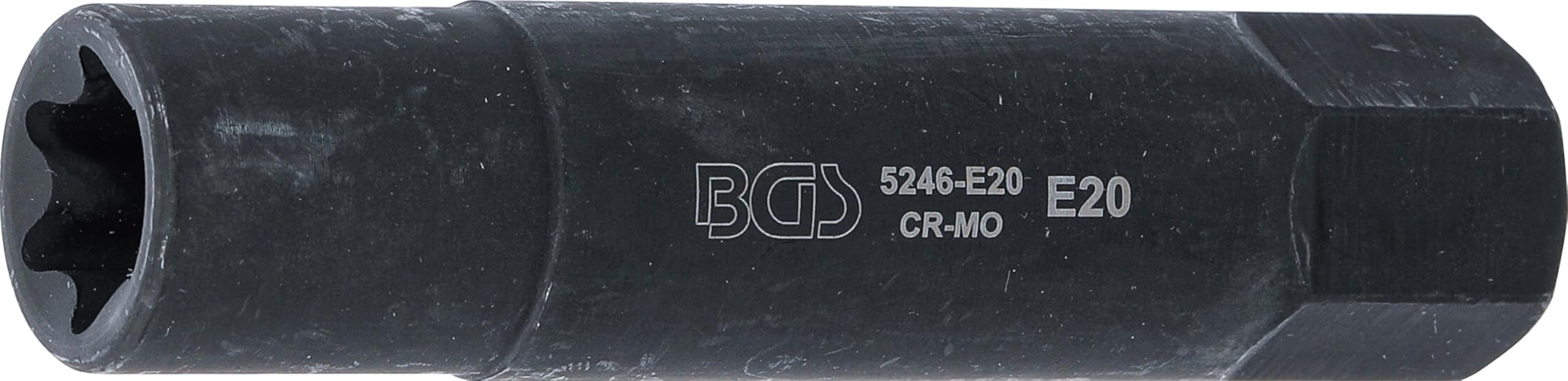 BGS 5246-E20 | Socket, E-Type, extra long | 22 mm Drive | E20