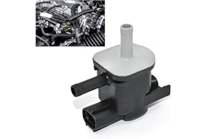 DACIRTY Vacuum Purge Valve, High Temperature Resistance EVAP Purge Valve Replacement, 2 Pin Plug and Play Precision Fit Original Replacement, Compatible with 136200-7010 90910-12276 (Black)