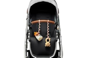 SMACK FUN Toy Straps for baby - Keep toy, bottle & pacifier Off The Floor - Great for Stroller, High Chair and Car Seat - 2-Pack