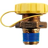 Propane LP Forklift Double Back Quick Fill Valve 3/4" M NPT