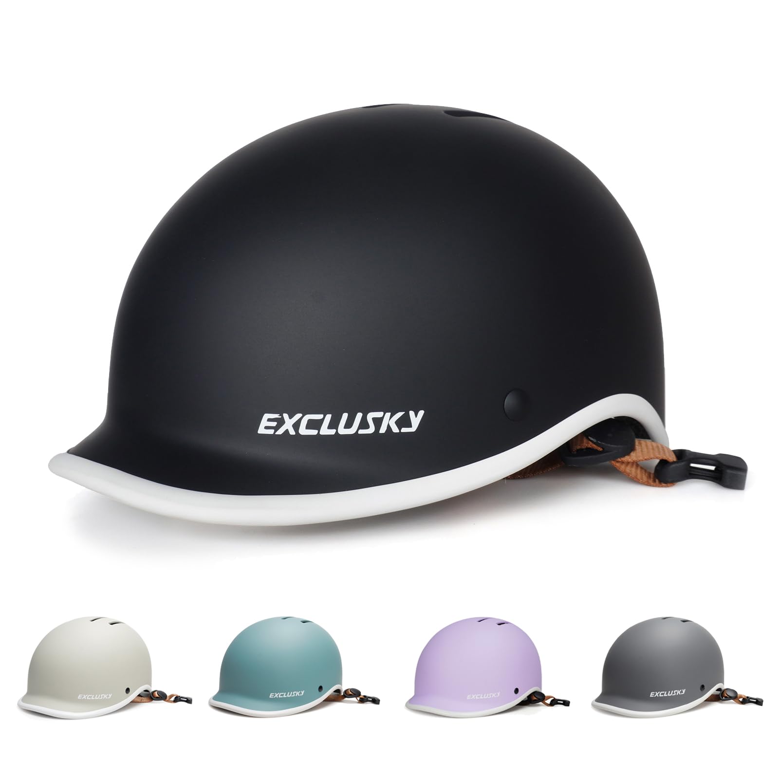 Ckorison Bike Helmet for Adult Men and Women, Bicycle Helmet for Commuting Road Biking Skating with Adjustable Dial Size 56-61cm