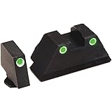 AmeriGlo GL-329 Tall Suppress 3Dot Tritium Compatible with Glock, Black