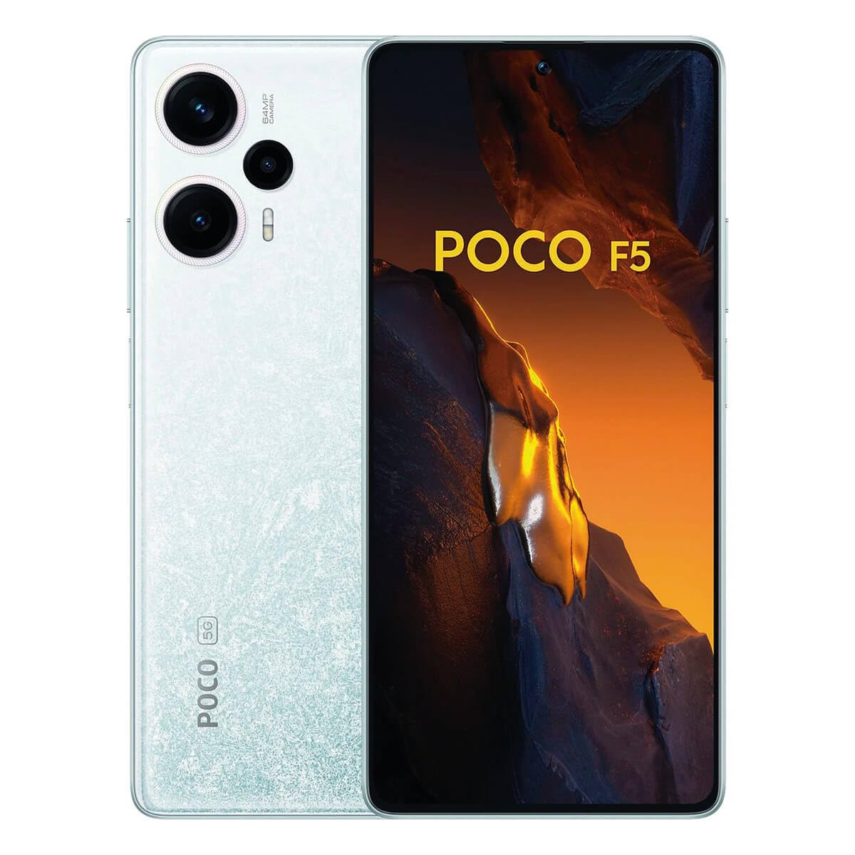 Xiaomi Poco F5 5G Dual 256GB ROM 8GB RAM Factory Unlocked (GSM Only | No CDMA - not Compatible with Verizon/Sprint) Global Smartphone Mobile Cell - White