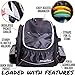 Athletico Power Shot Disc Golf Backpack - 20+ Disc Capacity - Pro or Beginner Disc Golf Bag - Unisex Design (Black)