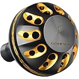 ゴメクサス 35 38 41mm パワー リール ハンドル ノブ シマノ ダイワ (Shimano) Type A (Daiwa) Type S 用, セルテート フリームス ナスキー カルディア ストラディック 用 アルミ Gomexus ダイヤモンド柄