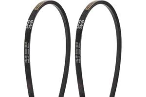 HARFINGTON 2Pcs M-42 Rubber V Belt Drive Transmission Belt 42" Pitch Girth 10mm Width 5.5mm Height JIS Standard Industrial Po