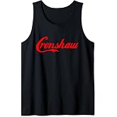 Crenshaw Red Text Design Tank Top