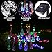 Solar String Lights, 21.3feet 30 LED Water Drop Fairy Lights with 8 Modes, Outdoor Waterproof Solar Powered Lights for Patio, Garden, Lawn, Path, Party and Home Decorations, Multi Color