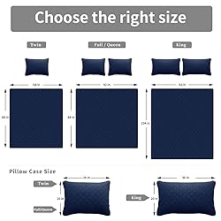 Easy-Going King Size Reversible Quilt Set with 1