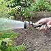 VELA Flexible Expandable Garden Water Hose with 9 Spray Settings Nozzle and Holder, 75-Feet