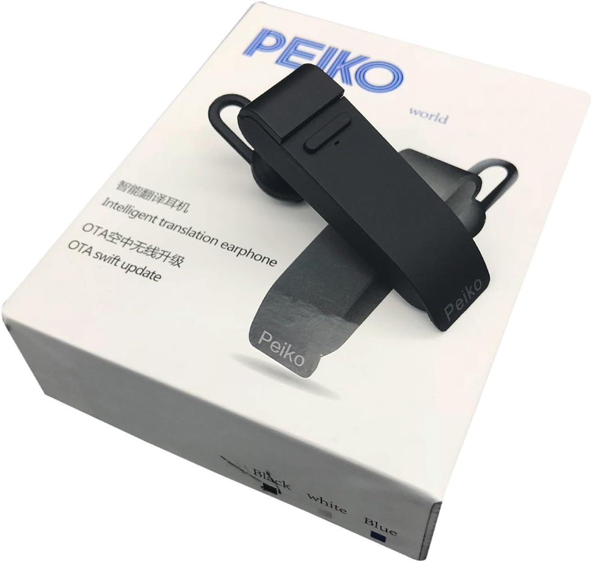Language Translator Device Bluetooth Wireless Earphones Support 25 Languages Intelligent APP Online Translation Wireless Headphone Bluetooth Earbuds - Black