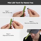 Lepro LED Torch Pen Light 2 Pack Battery Powered 3 Modes IP44 Green view 6