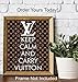 Fashion Couture Unframed Wall Art Print - Makes a Great Gift for Fashion Lovers and Designers - Chic Home Decor - Ready to Frame (8x10) Vintage Photo - Keep Calm and Carry Vuitton