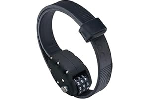 OTTOLOCK Cinch Lock - Lightweight Anti Theft Compact Combination Bike Lock, Ideal for Quick Stops, Bicycle Accessories, Stealth Black, 18 Inch