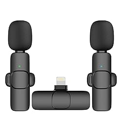 Moman Wireless Lavalier Microphone for iPhone, 2