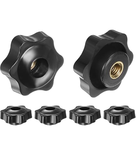 2 Boutons De Serrage M10 Filetage Femelle - Diamètre 50mm - Hexagonal - Marque Uxcell