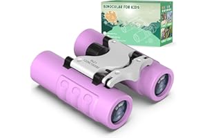 HAKPNEW Toys for Age 3 4 5 6 7 8 9 Years Old Girls Kids Binoculars, 8x21 High-Resolution Shockproof Compact Binoculars for Kids, Best Gifts for 3-12 Years Old Kids Outdoor Bird Watching, Travel,Hiking