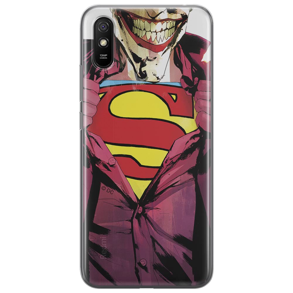 ERT GROUP mobile phone case for Xiaomi REDMI 9A original and officially Licensed DC pattern Joker 003 optimally adapted to the shape of the mobile phone, case made of TPU