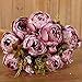Luyue Peonies Artificial Flowers Vintage Faux Peony Arrangements Fake Flower for Vase Silk Floral Bouquet for Table Centerpiece Wedding Decoration Indoor Home Decor