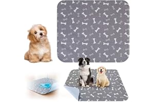 NOGCAW Pee Pads for Dogs, 2026 New Washable Puppy Pad with Pheromones,Non-Slip Base, Easy to Clean & Reusable (Grey, S:15.75x23.62 inch)
