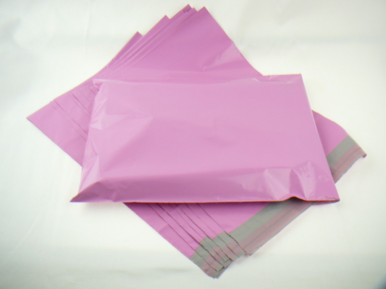 50 x Strong Large Pink Postal Mailing Bags Sacks 12 x 16 inch
