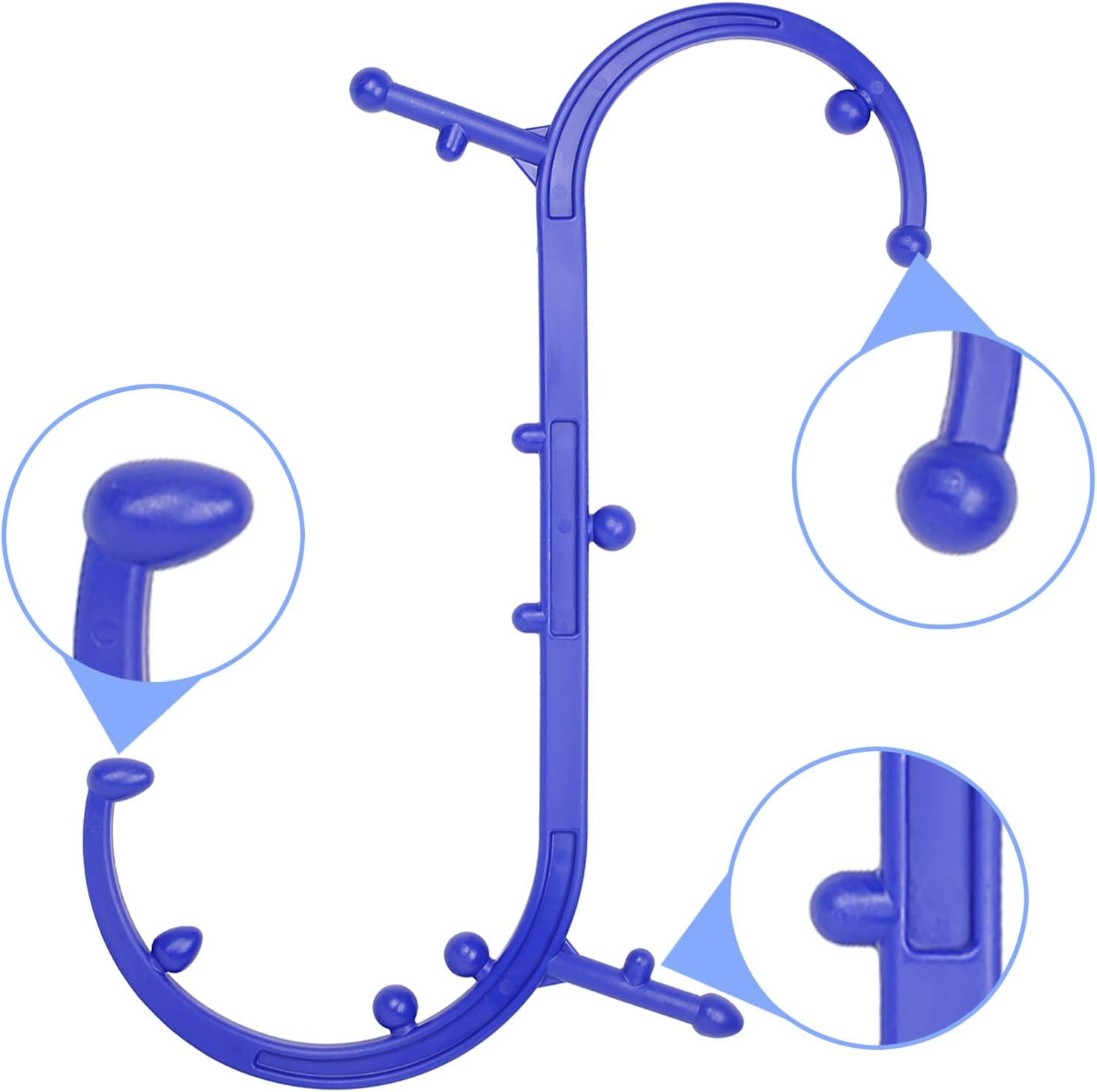 Trigger Point Massager, Lower Back Massager Self Body Shoulder Neck