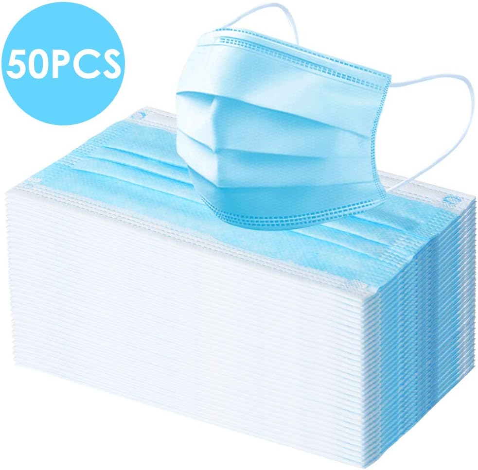 Daiken BDSSM50B Pack of 50 Surgical Masks Medical Standard