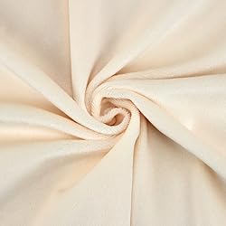 kullaloo Plush Fabric | Solid Pale Peach Minky