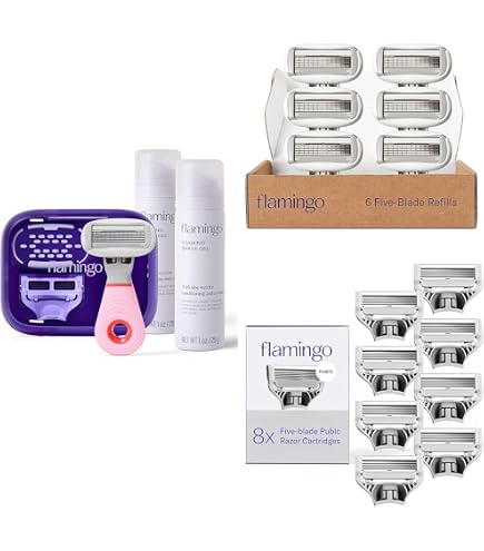 happy断捨離：コンセントレイト、カーミングフォーム Amazon.com: Flamingo Travel Razor Kit for Women Value Pack– 1 Mini
