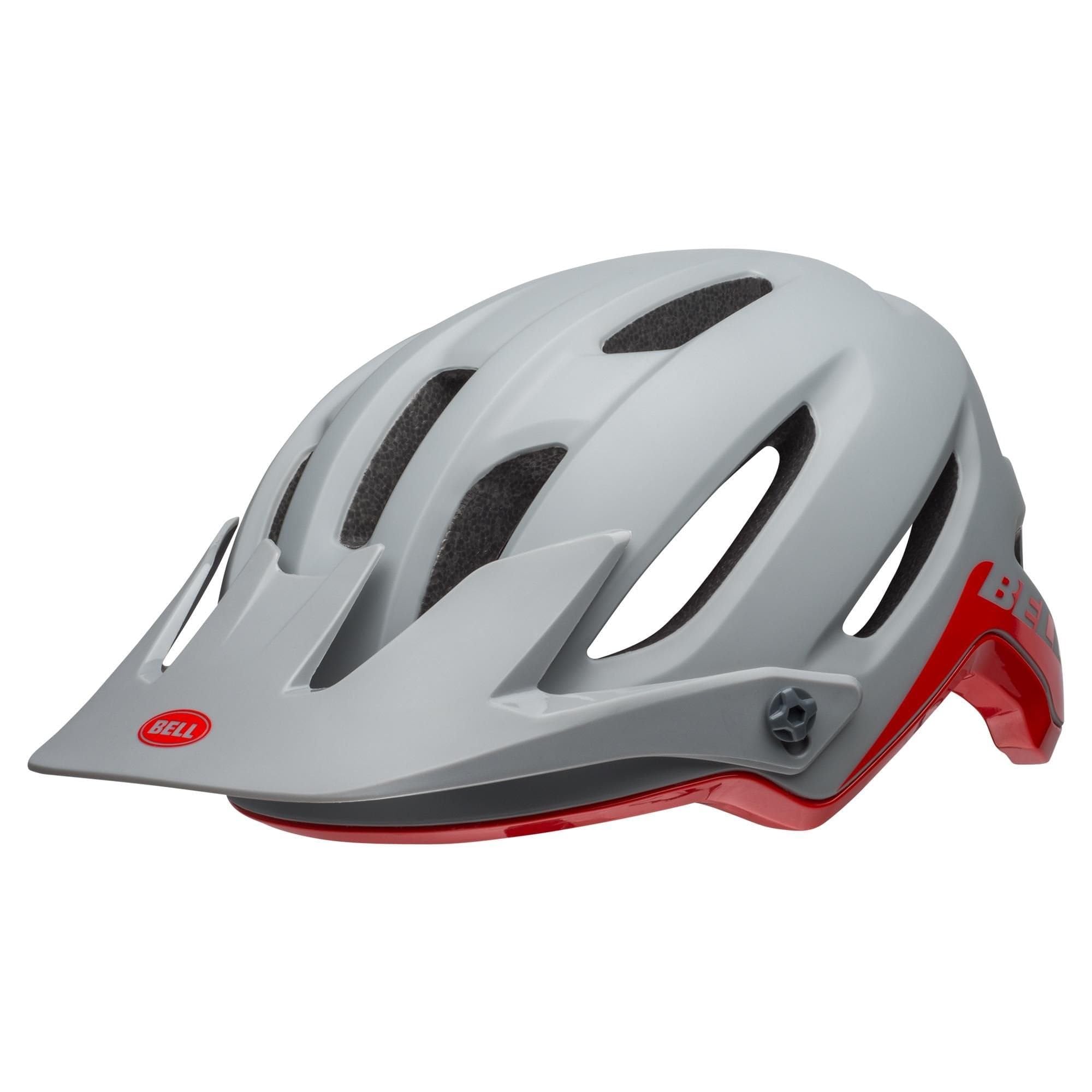 Bell 4Forty MIPS MTB Helmet 2019: Cliffhanger Matte/Gloss Grey/Crimson S 52-56cm