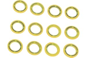 Dpofirs Robust Rubber Metal Gearcase Drain Plug Seal Washer 8M0007119 12PCS for Gearcase Maintenance