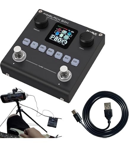 M-VAVE BLACKBOX Processador de Efeitos Multifuncional para