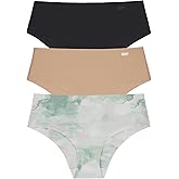 DKNY Women's Litewear Cut Anywhere Hipster Panties 3 Pack Multipack