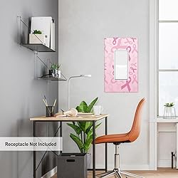 Pznen Pink Robbin ‎Rocker Light Switch Plates