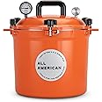 All American 1930-21.5qt Pressure Cooker/Canner (The 921), Saffron - Exclusive Metal-to-Metal Sealing System - Suitable for Gas, Electric, or Flat Top Stoves - Made in the USA