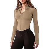 GYM RAINBOW Women's Zip Up Workout Jacket Lightweight Slim Fit Athletic Jacket Cropped Running Gym Tops with Thumb Holes