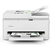 Canon PIXMA TR7120 Wireless Color Inkjet Printer for Duplex Printing, White – Home Printer with Copier/Scanner, Auto Document