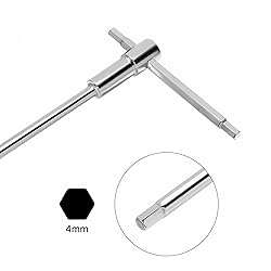 uxcell 4mm Sliding T-Handle Hex Key Wrench for Fast