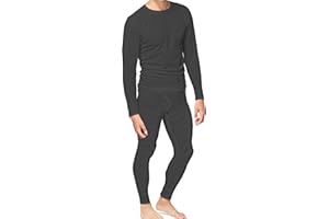 Place and Street Men’s Cotton Thermal Underwear Set Shirt Pants Long Johns