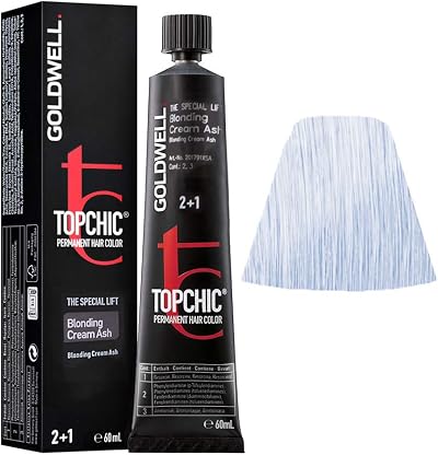 Goldwell Topchic Blonding-Cream Ash Hair Colour 6B Medium Smoky Brown