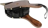 De Vielle 45.5cm Brown Wooden Fireside Bellows with Chrome Nozzle - Fireplace view 4