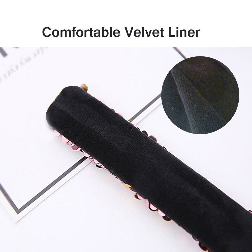 Hyfanda Magic Mermaid Slap Bracelet 12 Pack for Birthday Party Favors Christmas Gifts, Two-color Decorative Reversible Charm Sequins Flip Wristband Bracelet for Kids,Girls,Boys,Women (12PCS)