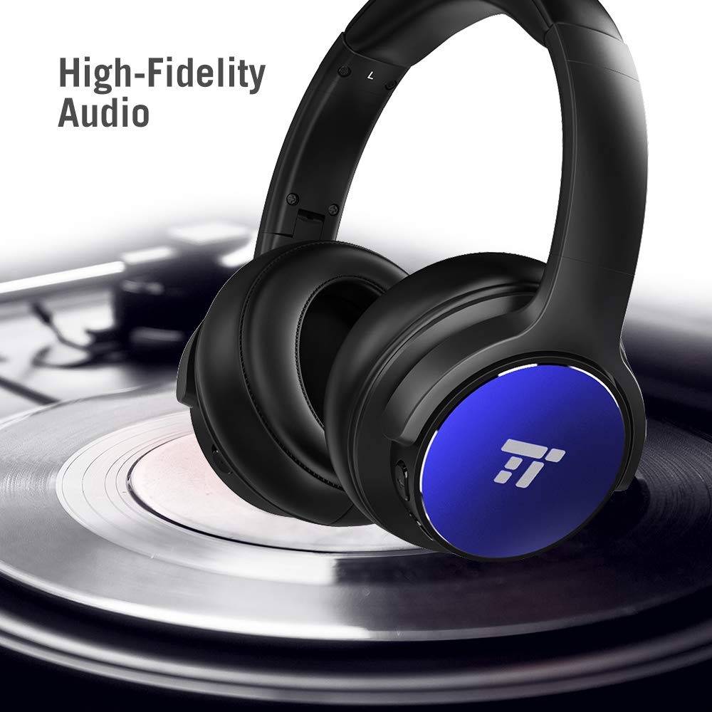 TaoTronics Active Noise Cancelling Bluetooth Headphones HiFi Stereo