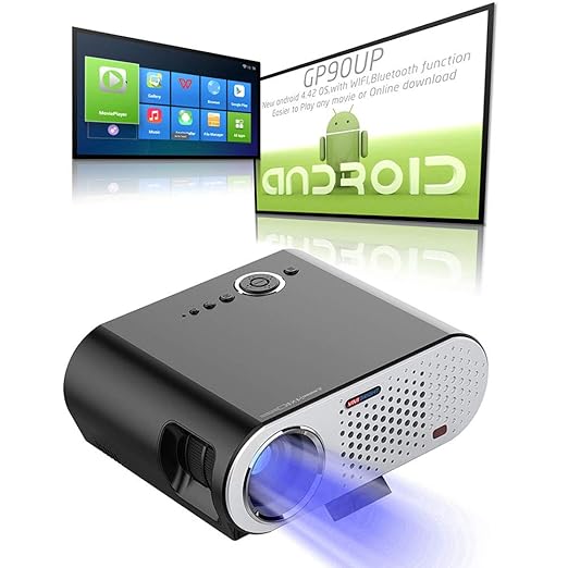 Proyector inalámbrico portátil, hogar al Aire Libre Mini ...