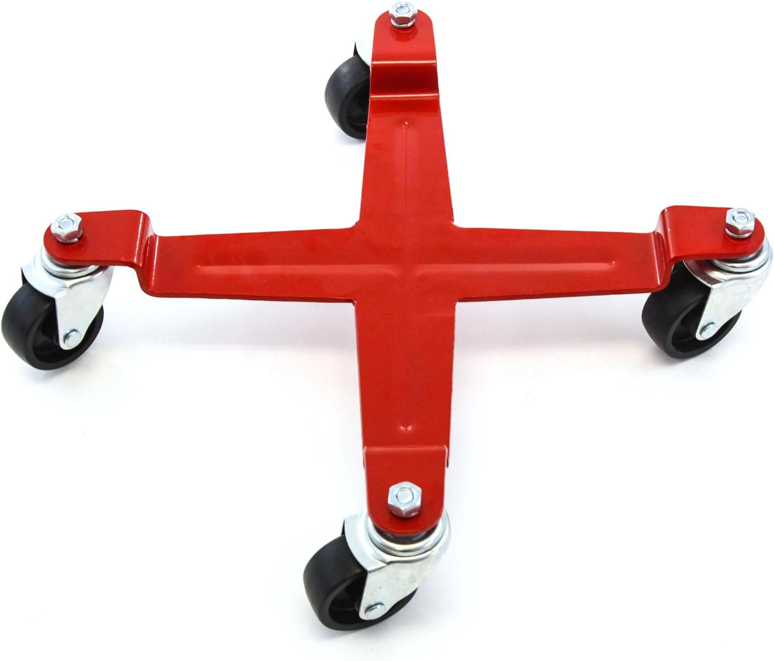 Steel Heavy Duty 5 Gallon Drum Bucket Dolly Dollies Steel Frame Easy Push Roll Swivel Casters