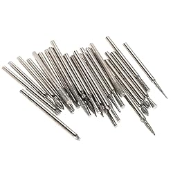 Yakamoz 30Pcs 2.35mm Shank Titanium-Coated Diamond