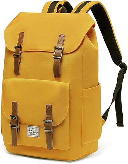 Amazon Co Jp リュック メンズ Vaschy 通勤 リュックサック おしゃれ スクエア バックパック 旅行 通学 レディース イエロー シューズ バッグ