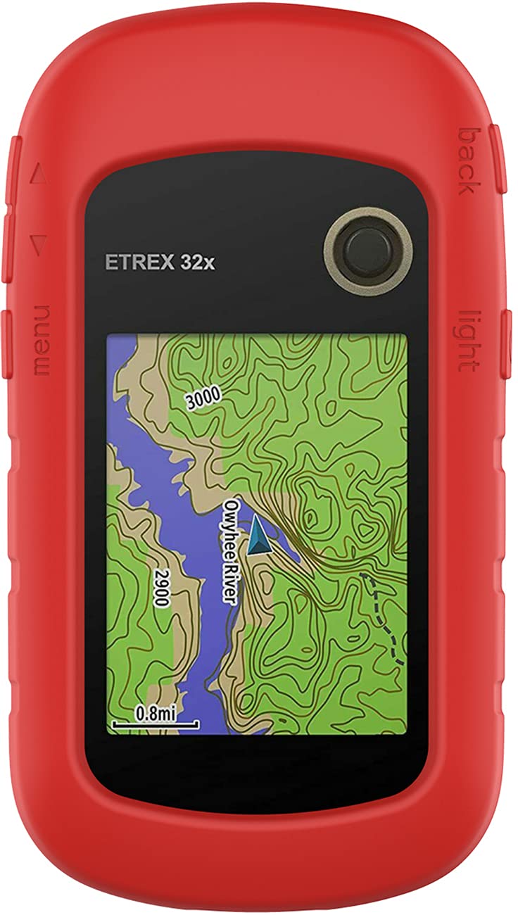 Shieranlee Case Compatible with Garmin eTrex 22x,eTrex 32X,309X,eTrex 209X,eTrex 201X - Case Soft Silicone Bike GPS Navigation Protective Cover